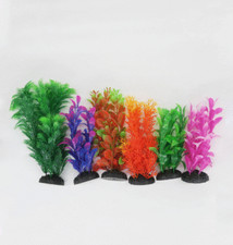 6PCS  Simulation Aquatic Plastic Plants Aquarium Ornament Decoration