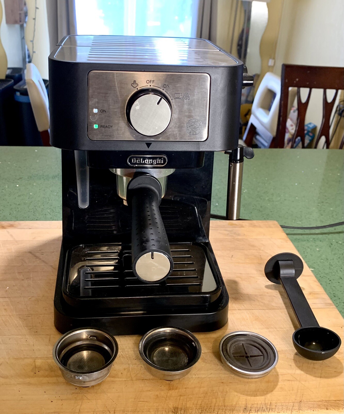 De'Longhi EC260BK Stainless Steel Espresso Machine 15 BAR Black