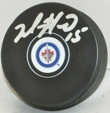 Matt Hendricks 2017-2019 Winnipeg Jets Signed Autographed NHL Hockey Puck COA