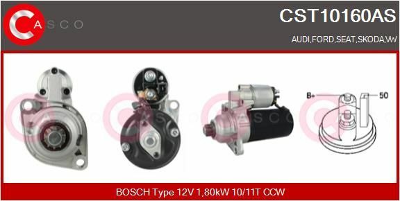 Anlasser FüR VW Bora,Caddy Ii,Golf III Iv,Lupo,New Beetle,Passat,Polo,Sharan-image