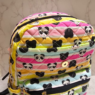 Luv Betsey Johnson Quilted Backpack School Travel Bag EDM  display picture 2