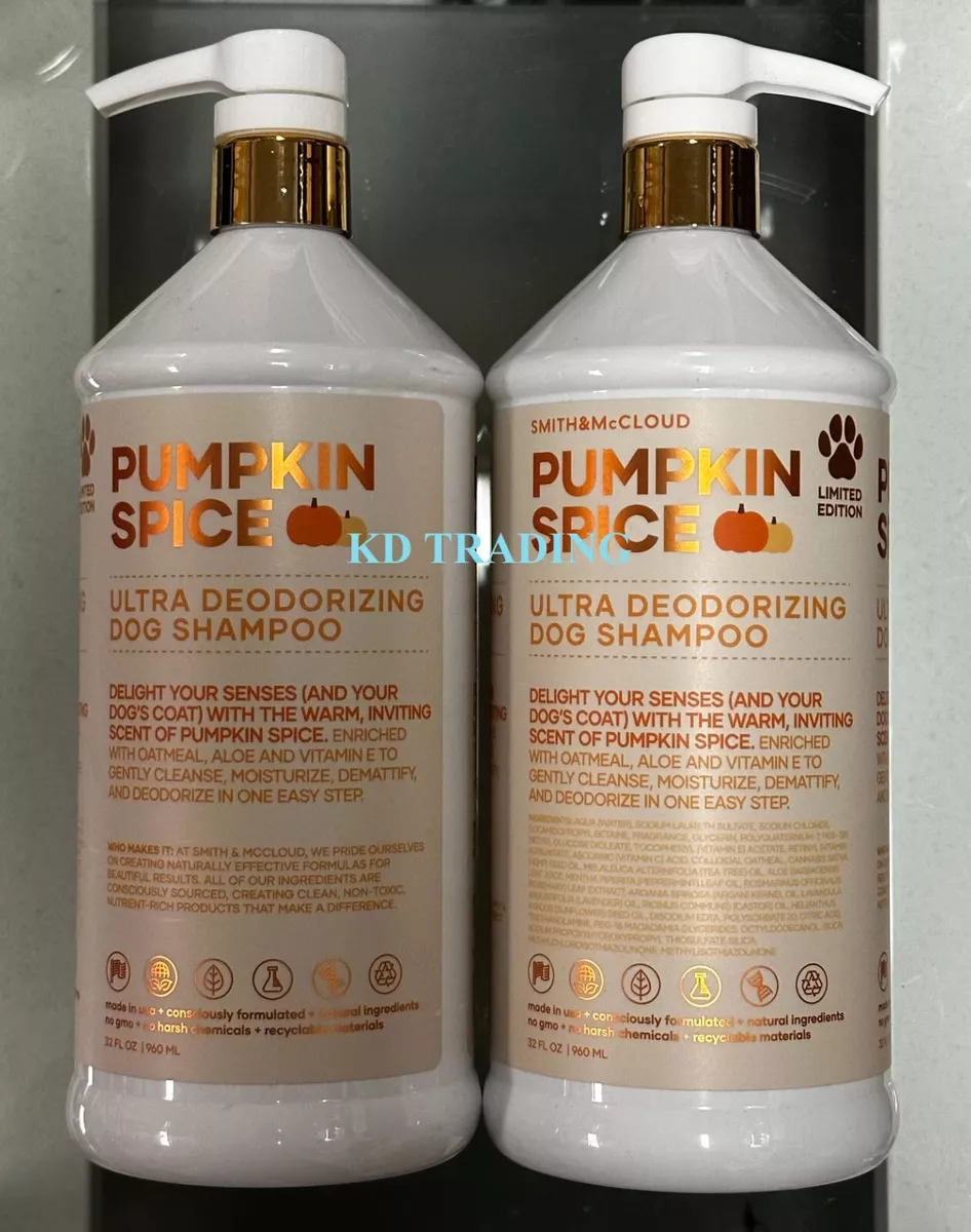 Pumpkin spice cheap dog shampoo