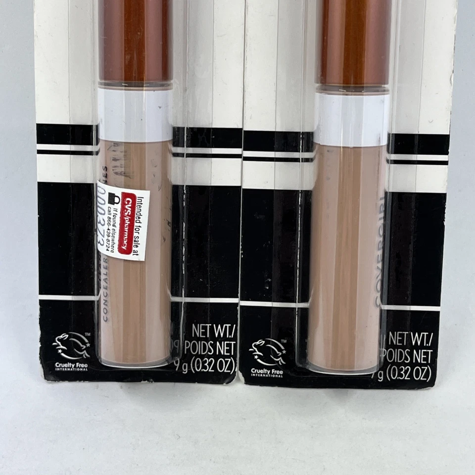Covergirl Clean Invisible Concealer Color 155 Medium New Carded Retired HTF 2 PK - Image 3 of 4