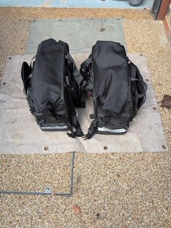 2 X Soft Fully Waterproof Pannier Bags