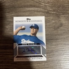 2008 Topps Finest Rookie Autograph Jonathan Meloan RA-JM Auto