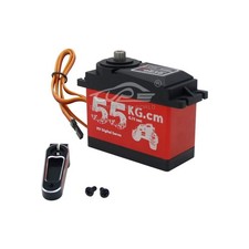 Gear 55KG High Torque Throttle or Steering Servo For 1/5 HPI BAJA 5B/T/SC LT FG
