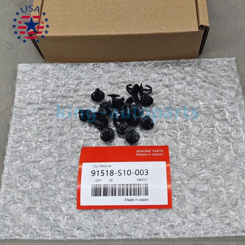 New 20x Hood Seal Retaining Clip Retainer For Honda Accord Acura US Foto 2 de 4