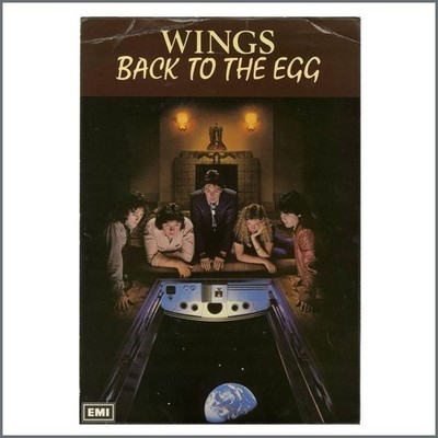 Paul McCartney 1979 Wings Back To The Egg Double Sided Display Promo Flyer (UK)