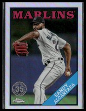 Sandy Alcantara 2023 Topps Chrome Update 1988 Baseball 35th Anniversary #88CU-5