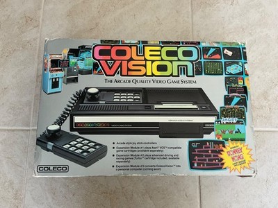 Coleco ColecoVision (Model 2400) Video Game System - Black (2400