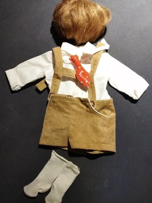 Käthe Kruse Originalkleidung Kleidung original Kleiner Friedebald Set Perücke  - Bild 1 von 4