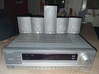 Retromusikanlage TEAG AG-D8850  in silberfarbene inkl. 5 Boxen CANTON MX