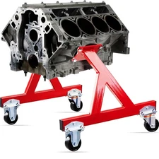 Engine Storage Stand Steel Fits Chevy Fits V8 Red Steel for Gm Chevrolet V8