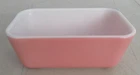 Vintage Pyrex Refrigerator Dish Flamingo Pink NO LID # 502 Excellent