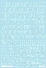 GM Font 02 “Line Shape Alphabet” White GM-038