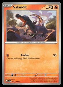 Salandit 034/217 Common Mega Evolution: Ascended Heroes