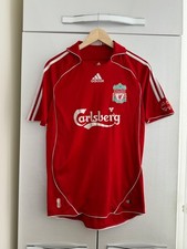 Adidas Liverpool FC 2006-08 Home Shirt Gerrard #8 Carlsberg Jersey