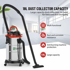 1200W Wet & Dry Vacuum Cleaner Industrial Water and Dirt 3-in-1 Blower Vac 18L