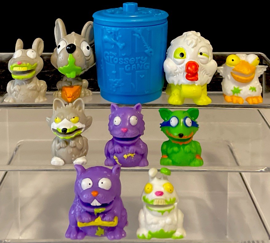 SPECIAL EDITION! The Grossery Gang VILE VERMIN 9 Figures W/Trash