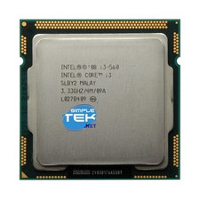 Intel Core I3-560 SLBY2 Processor CPU LGA 1156 First Gen Dual Core 73W