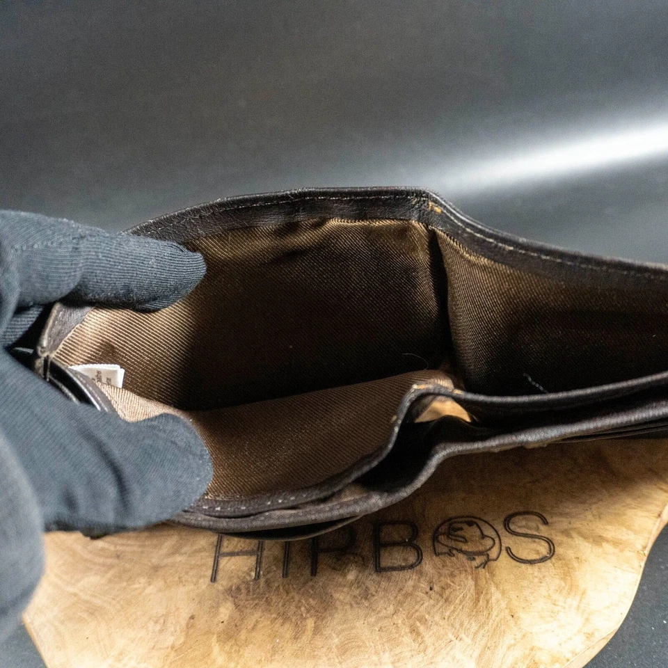 Portefeuille Timberland pour hommes à deux volets porte-cartes en cuir marron - Photo 3/4