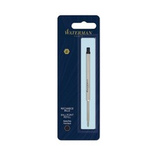 Waterman Ballpoint Pen Refill, Fine Tip with Black Ink, 1 fine nib,