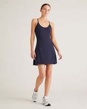 Quince Women Ultra-Form Active Mini Dress Deep Navy M