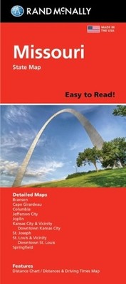 Rand McNally Easy to Read: Missouri State Map by Rand McNally Folded Book