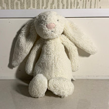 Jellycat Bashful Bunny Cream Plush Soft Toy Small Washable BA6BF