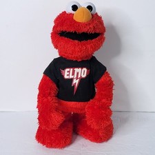 Sesame Street Elmo Hasbro Let's Rock N Roll Singing Dancing Talking 14" No Drums