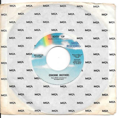 #ad #ad OSBORNE BROTHERS Rocky Top on MCA bluegrass reissue 45 HEAR $12.00