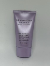 NEW Meaningful Beauty Skin Brightening D collet   Neck Treatment 1.7 Fl Oz