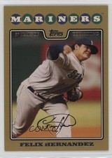 2008 Topps Gold Border 1986/2008 Felix Hernandez #75 i4v