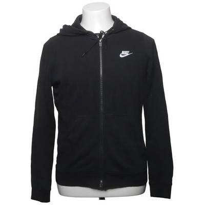 Nike, Kapuzenpullover, Größe: M, Schwarz, Baumwolle/Polyester/Viskose #vKb