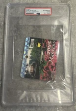 Jack Nicklaus Signed 2005 Final The Masters Golf Badge PSA Tiger Wins PSA