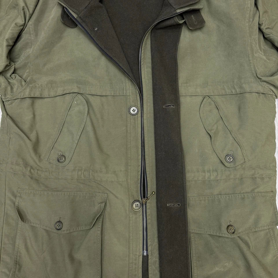 J. Abrigo utilitario Press Field Chore forrado de lana chaqueta de granero para hombre talla grande Foto 2 de 4