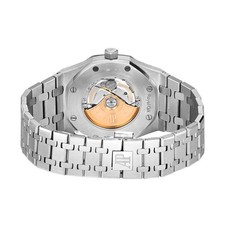 Audemars Piguet Royal Oak Watch 41MM Diamond Pave Diamond Baguette Index Mark... 4