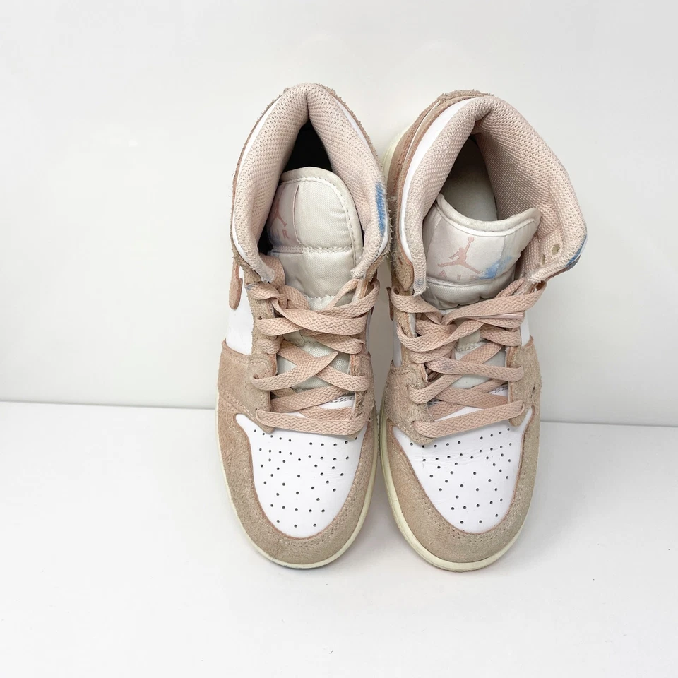 Nike Niños Air Jordan 1 Mid FN7432-161 Blanco Zapatos de Baloncesto Tenis Talla 4.5Y Foto 4 de 4