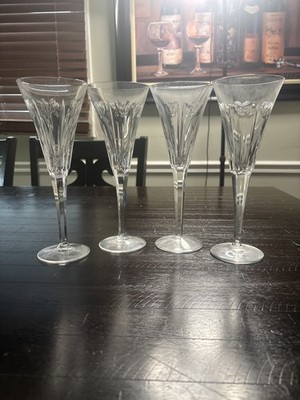 Waterford Crystal Millennium Series Love fluted champagne glasses set of 4