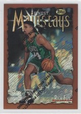 1996-97 Topps Finest Common Bronze Refractor Rick Fox #177 0b9
