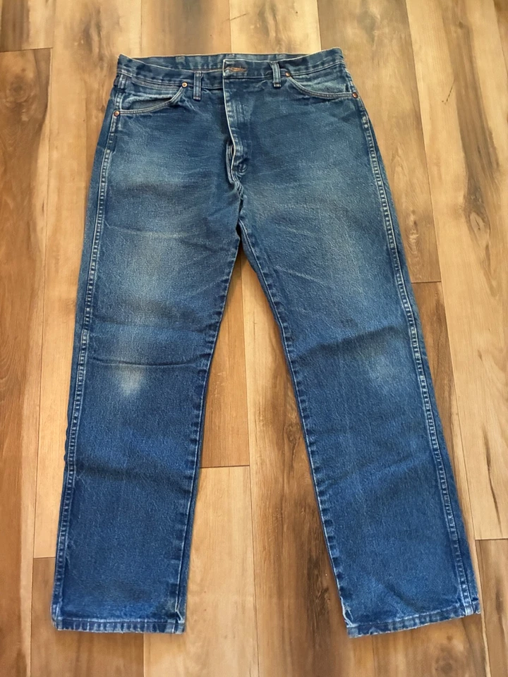 Wrangler Men's Cowboy Cut® Original Fit Jeans 13MWZPW Size 36 x 32 - Image 2 of 4