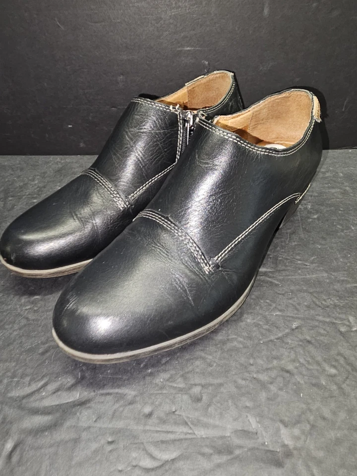 Pikolinos Clásicos Málaga Botines Cuero Genuino Mujer’s Talla 40 (9-9.5) Negro Foto 2 de 4