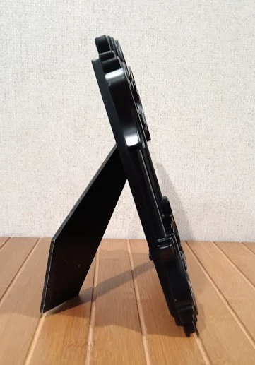 Umbra Bliss Black Resin Ornate 5x7 Picture Frame Prop-up Desk Shelf Decor - Image 2 of 4