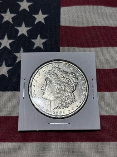 1885 Morgan Dollar - 90% Silver - US $1 - BU Condition, Excellent Details!!