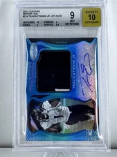 2021 Certified - Freshman Fabric Mirror Signatures Travis Etienne #214 Teal /35