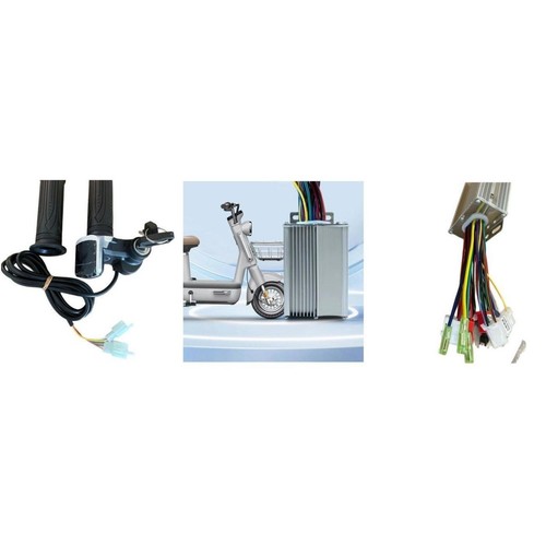 350W Brushless Motor Controller and LCD Display Throttle for Ebike Use - Bild 11 von 14