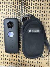 Insta360 Degree Action Camera - Black with case Need New Battery As Is