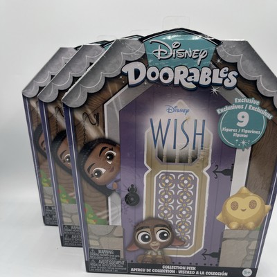 Lot Of 3 Disney Doorables The Wish Movie Collection Peek 9 Mini Figure Set