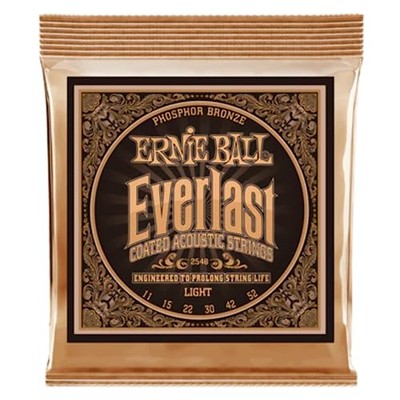 Ernie Ball Everlast Light Phosphor Bronze Akustikgitarrensaiten Stärke 11-52