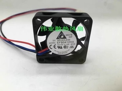 EFB0412HA DC12V 0.12A 4CM 4010 3-Wire Cooling Fan *pz
